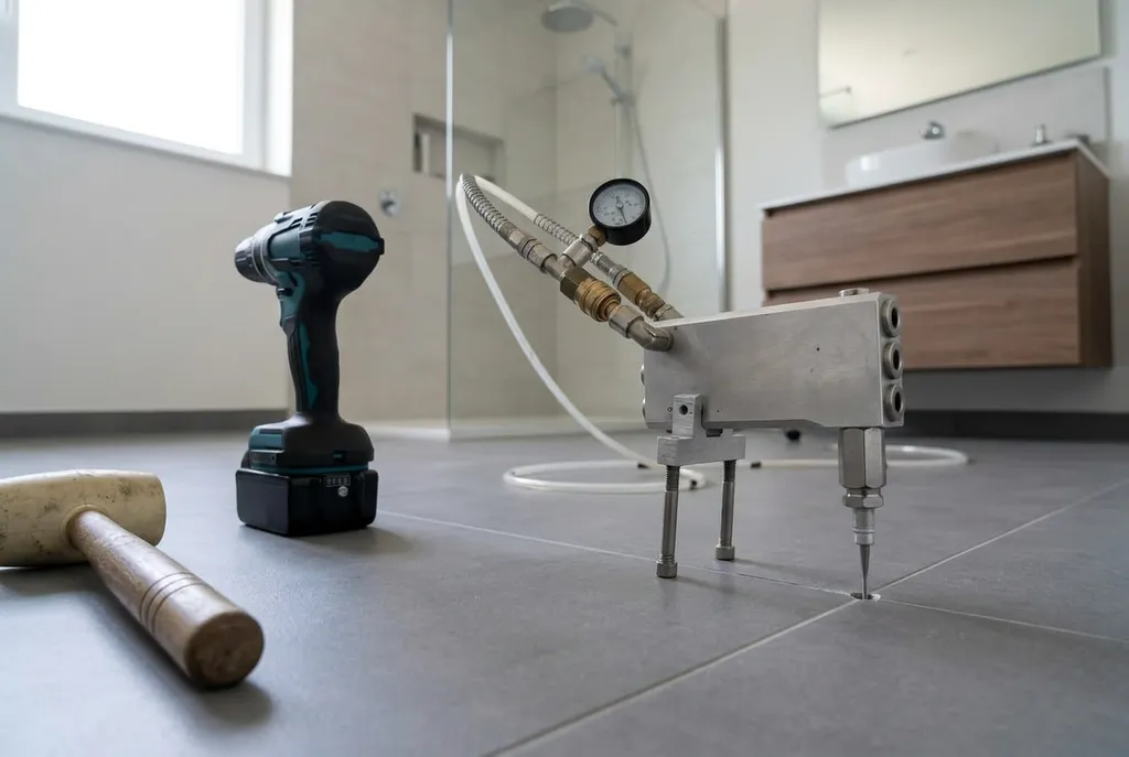 Kitbedrijf Zeist – holle tegels injecteren